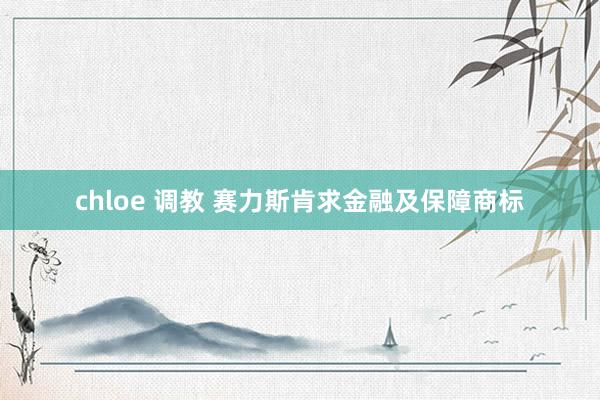 chloe 调教 赛力斯肯求金融及保障商标