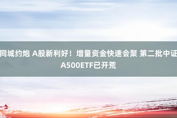 同城约炮 A股新利好！增量资金快速会聚 第二批中证A500ETF已开荒